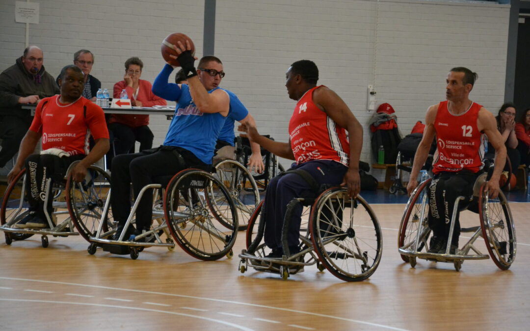 Défaite sévère dans ce 1/8 de finale aller : Aulnoye 41 – Besançon 77