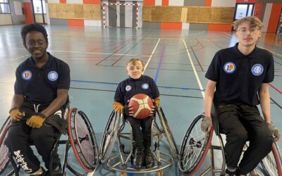 Trois jeunes Aulnésiens au stage de handibasket U23 à Amiens